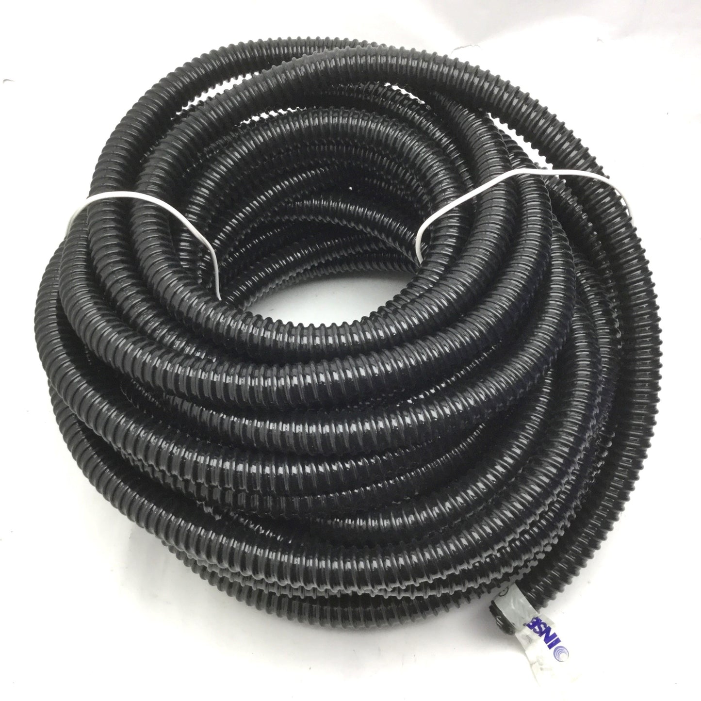 Used Inset PVC NMPT-B Non-Metallic Flexible Tubing, ID: 3/4", OD: 1", Length: 72'