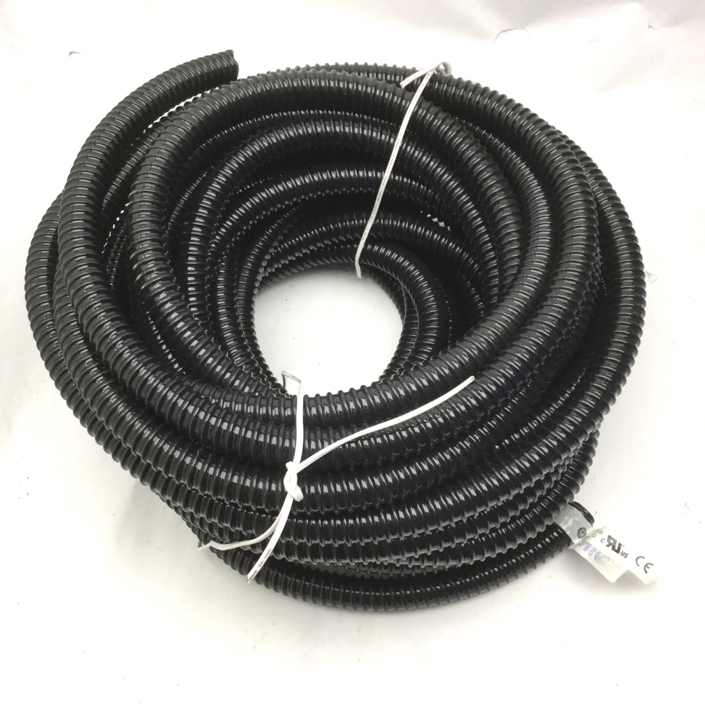 Used Inset PVC NMPT-B Non-Metallic Flexible Tubing, ID: 3/4", OD: 1", Length: 72'