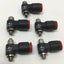 Used Lot of 5 Bimba FQPS12 Quik-Flow Control Regulator Exhaust Valves 1/4" x 10-32