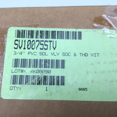 New Hayward SV10075STV 3/4" PCV/CPVC True Union Solenoid Valve 120VAC 50/60Hz 19W