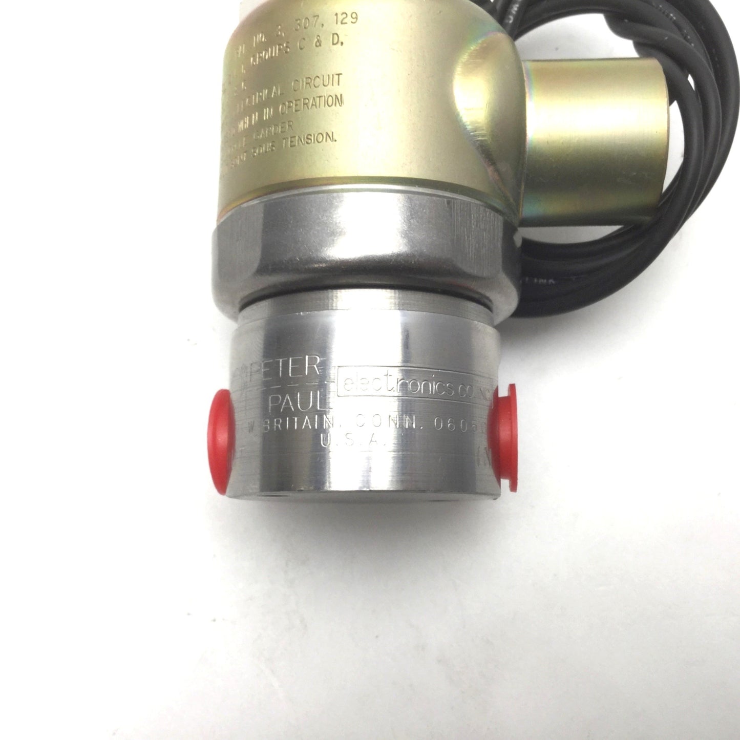New – Open box Peter Paul E22X00790CM Solenoid Valve 120VAC 60Hz, 7.3Watts, 75psi, 5/32 Orifice