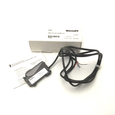 New Balluff Bos 74 K-UU-1FR-B0-Z-02 Fiber Optic Amplifier 10-30VDC IP66 2.2mm Fiber