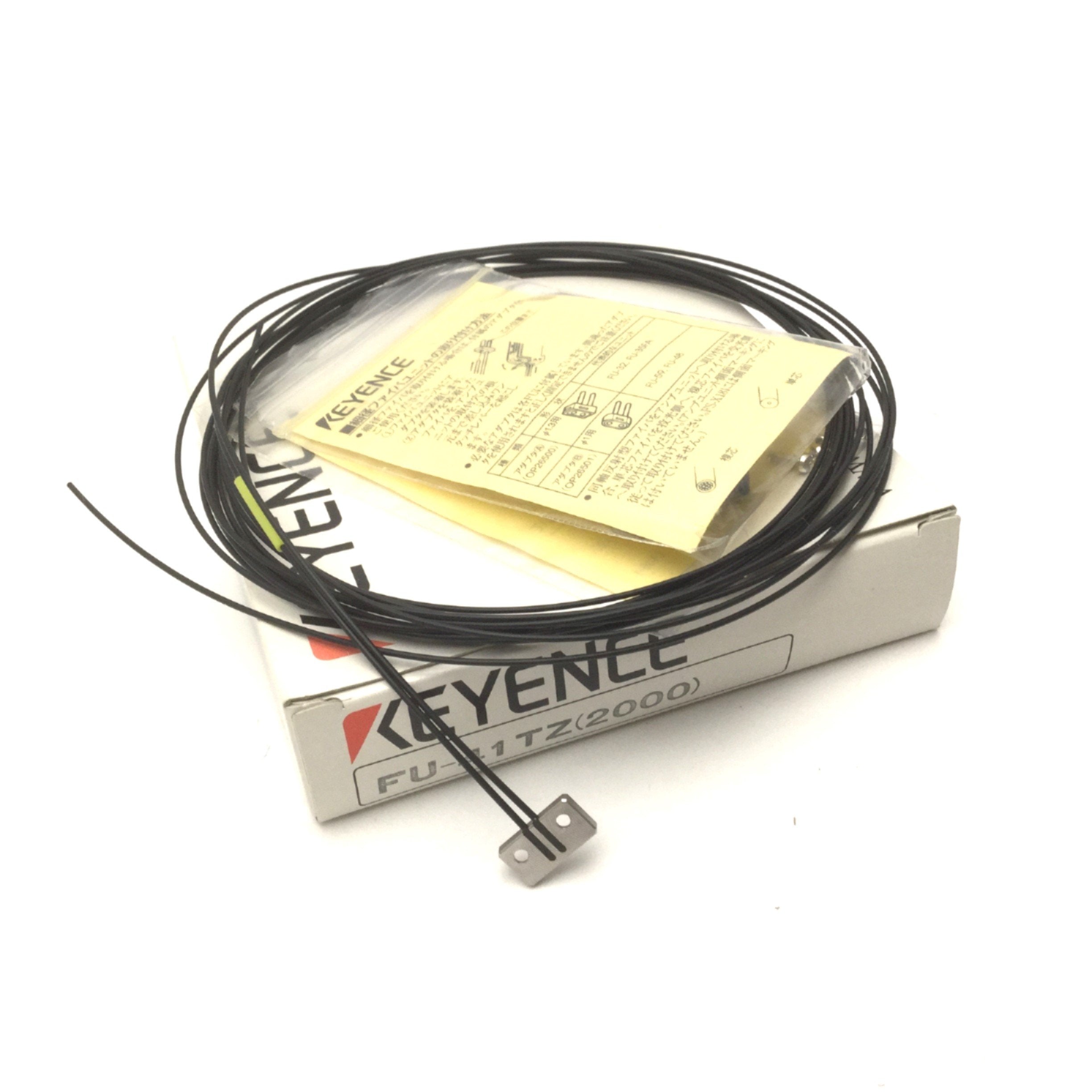 KEYENCE FU-41TZ Reflective Flat Fiber Unit, Length: 1m, Fiber Diameter ...