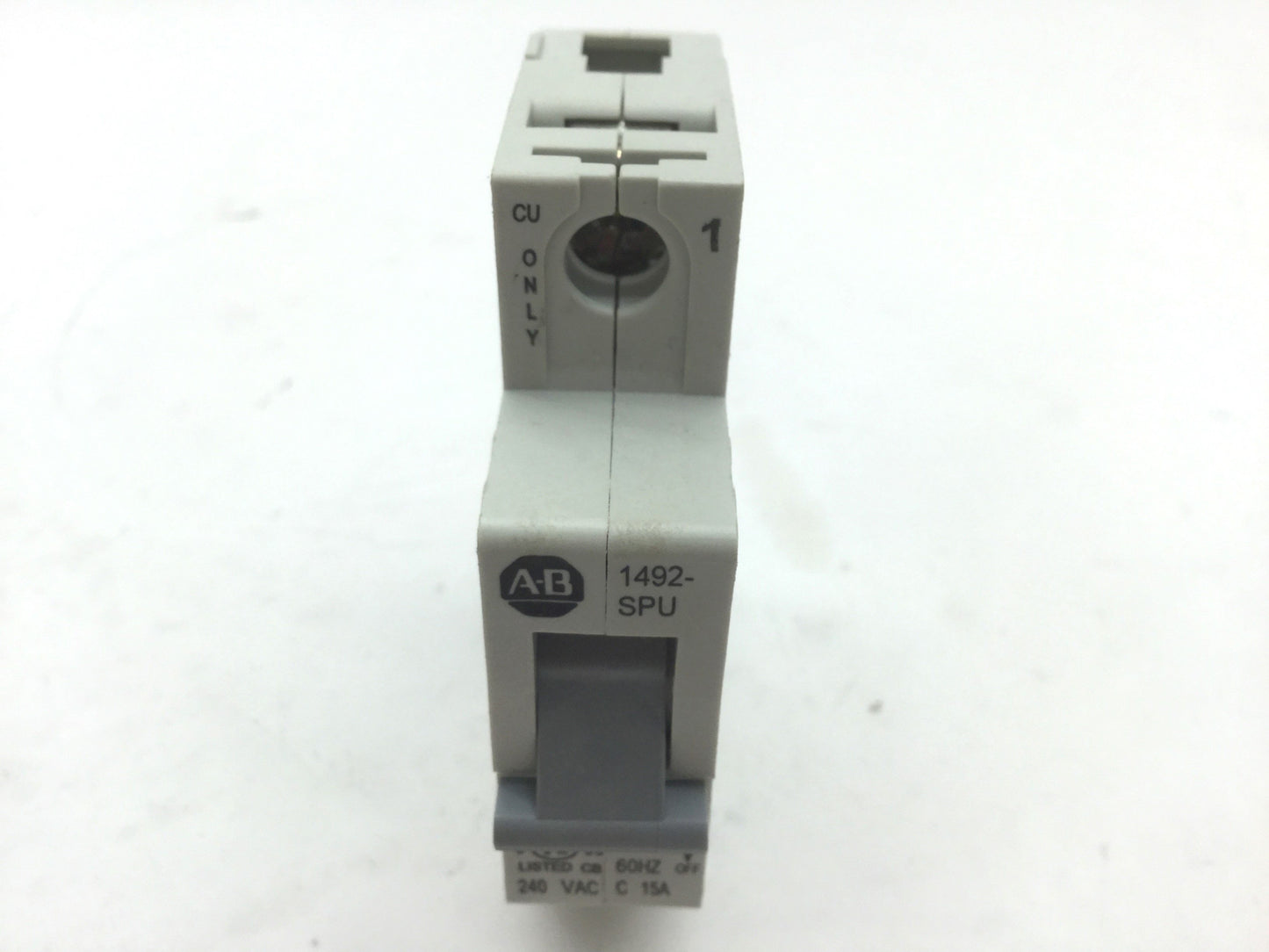 Used AB Allen Bradley 1492-SPU1C150 Circuit Breakers 15A, 1-Pole, 240VAC