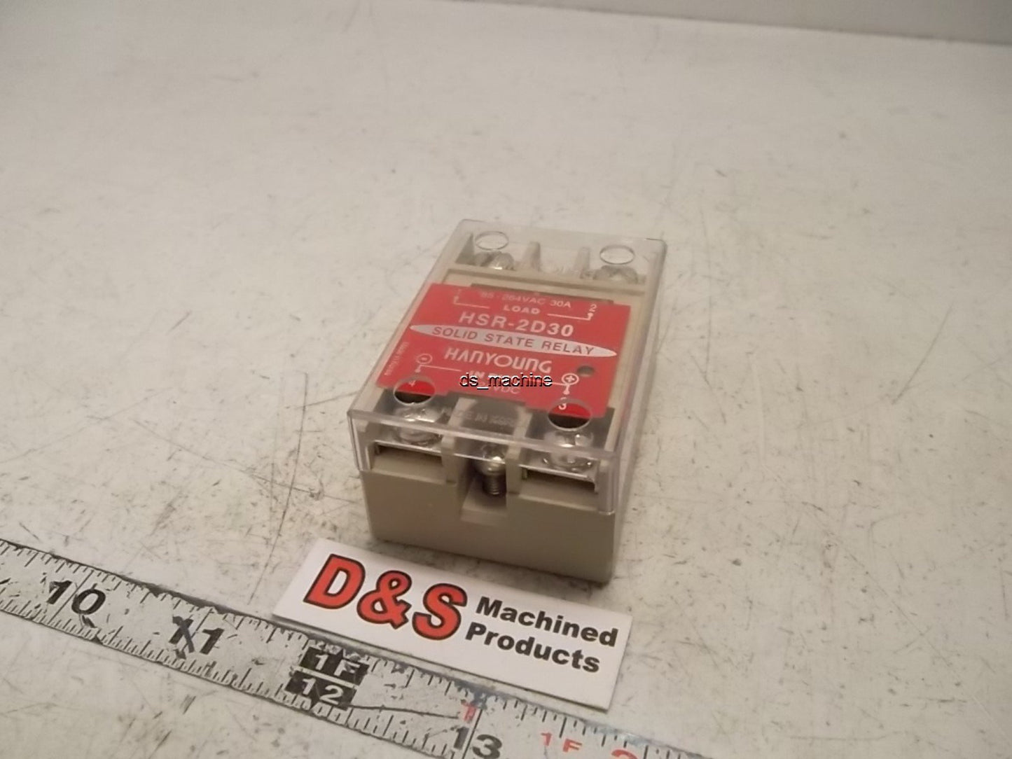 Used Hanyoung HSR-2D30 Solid State Relay 5-24VDC In