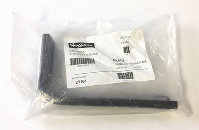 New Hoffman QTPLB8BLK 8" Black Steel Wall Mount L-Bracket Quick Tray NVent 23161