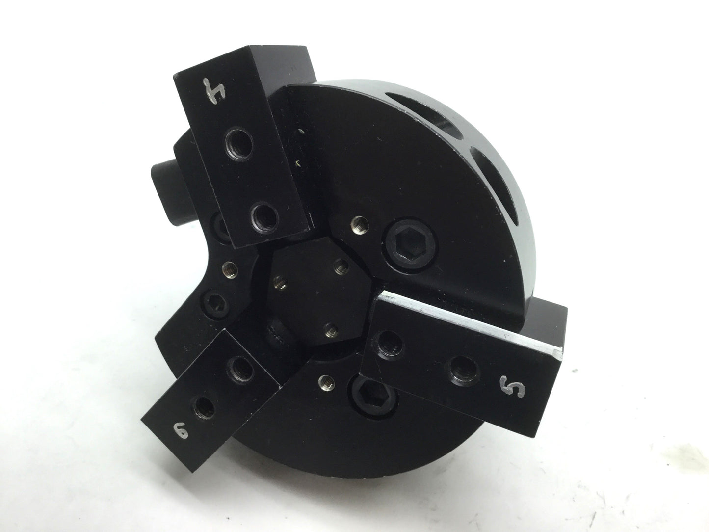 Used PHD 8634-01-4001 Pneumatic Gripper 3 Jaw Bore 38mm Sensor Ready