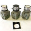Used Lot of 3 Idec ABW Pushbuttons, 2x TW-C10 N/O Contacts, Momentary, Missing Covers
