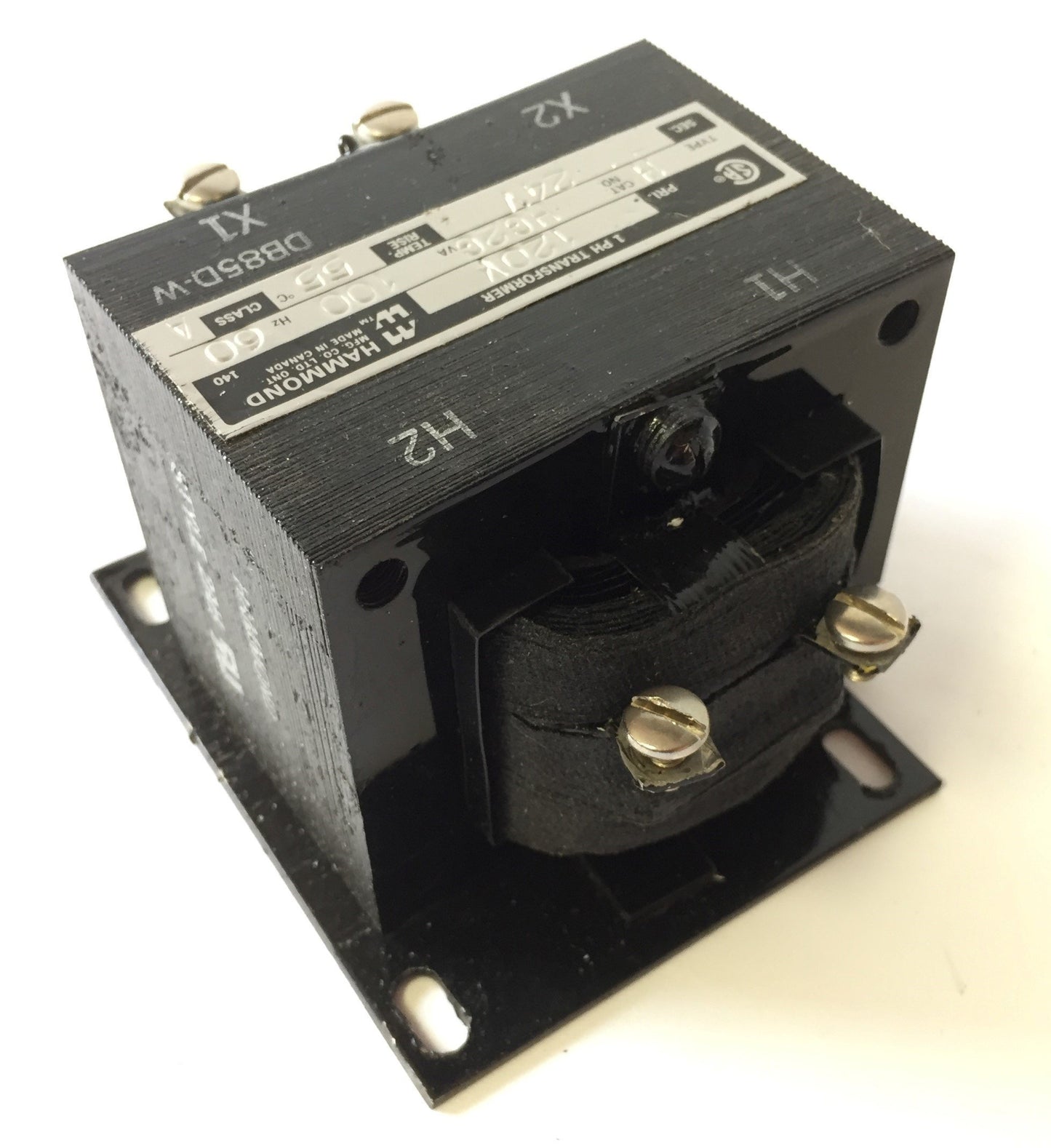 New – Open box Hammond HG2G Transformer 1-Phase, Primary: 120V 60Hz, Secondary: 24V 4A 100VA