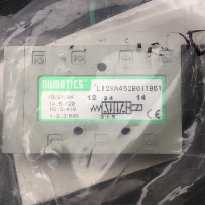 New Numatics L12X452B011B61 Explosion Proof Solenoid Air Control Valve 24VDC 1/4"NPT