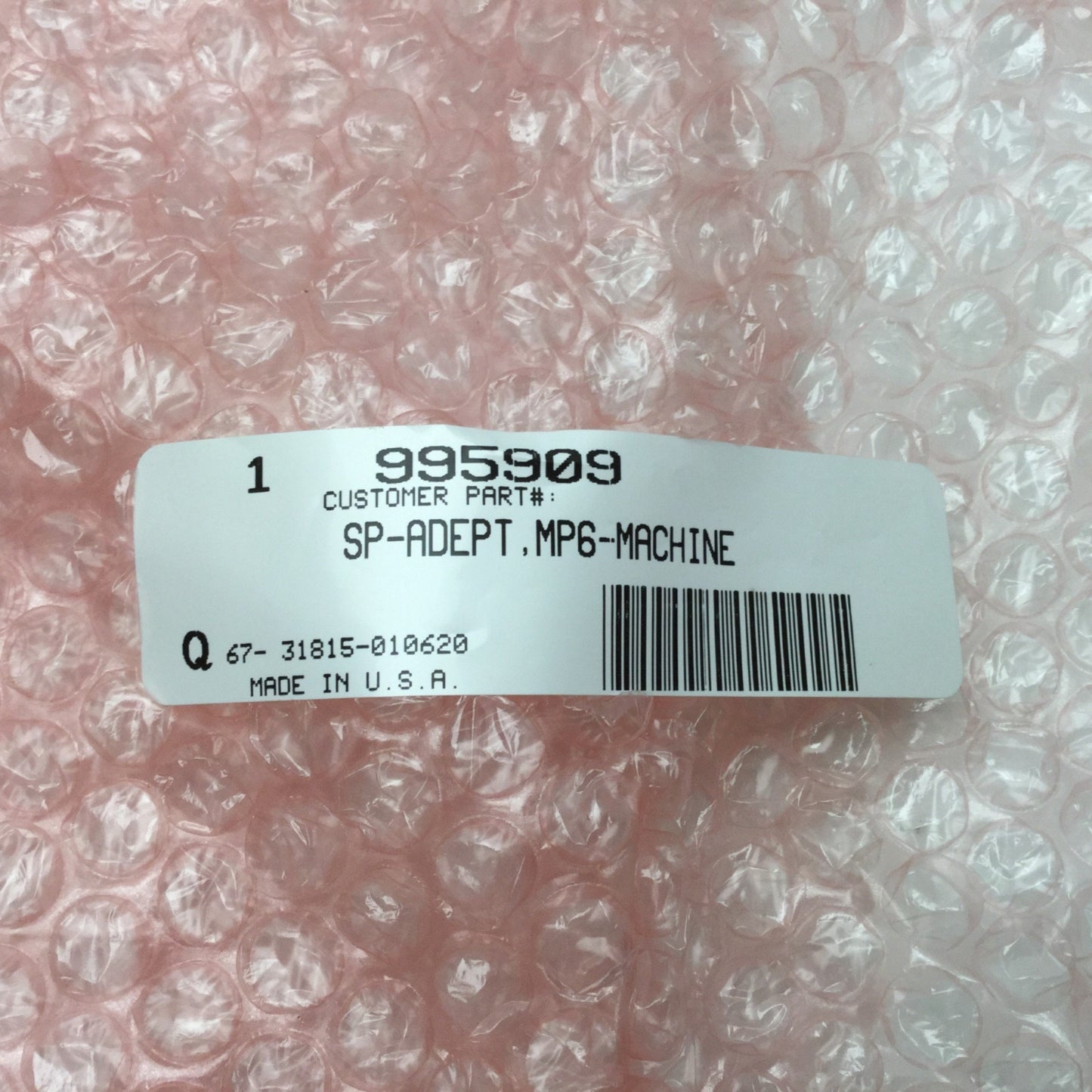 New Adept 995909/67 P/N 30330-12460 MP6-M Machine Motion Interface Panel