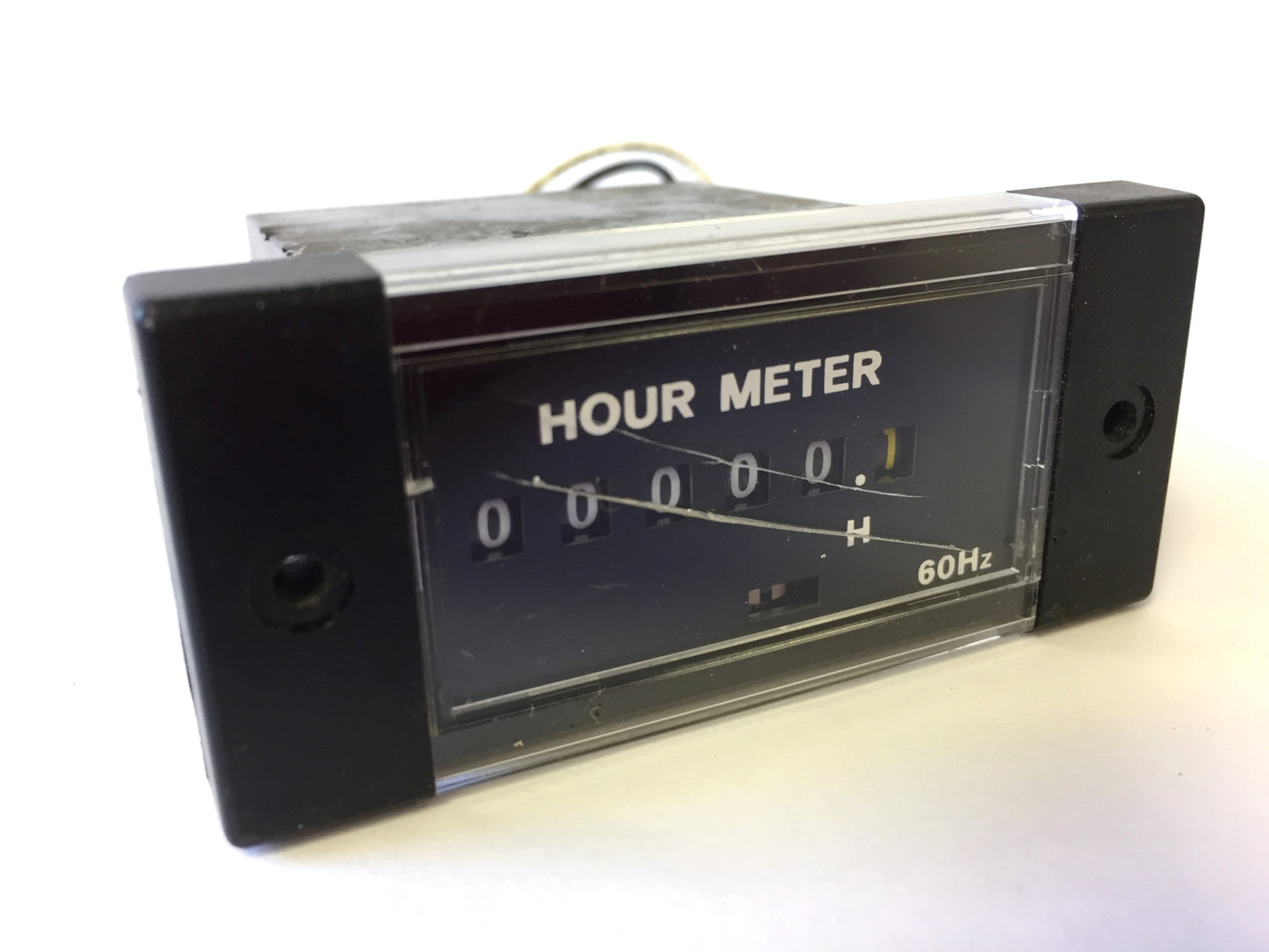 Used Lot of 2 Redington 7526-002 Hour Meter Counters, 6 Digits, 115VAC 60Hz *Damage*