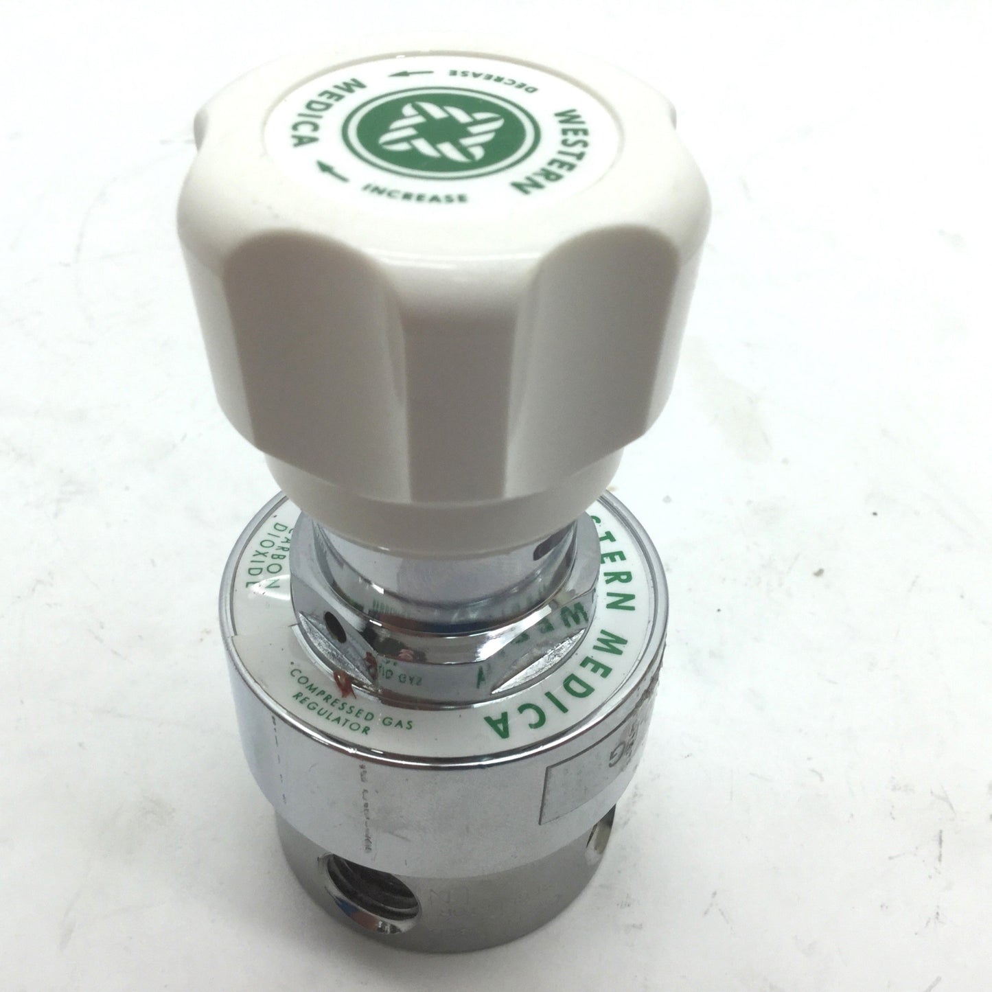 Used Western Medica M1-320-PG Compressed Gas Regulator 1/4" NPT Carbon Dioxide CO2