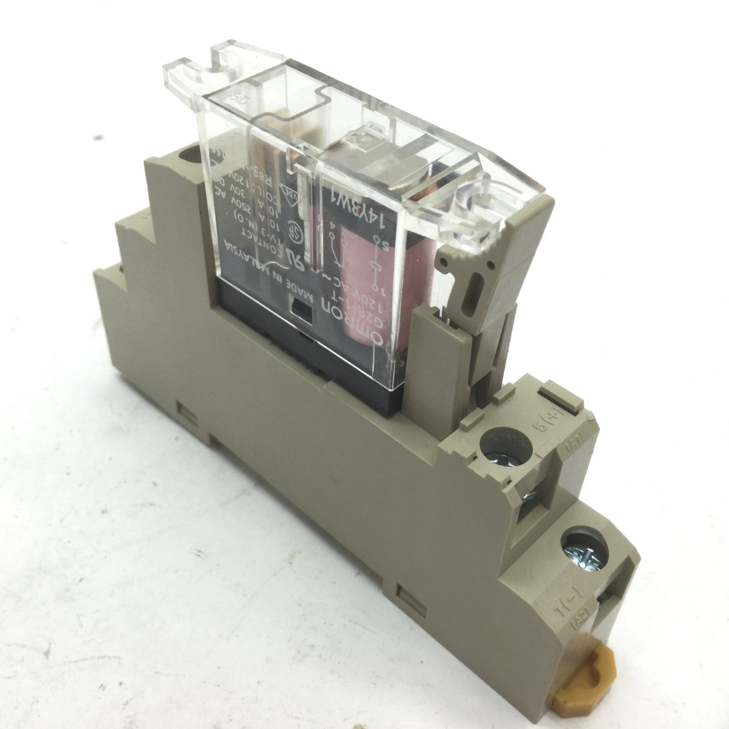 Used Omron 14Y3W1 G2R-1-T Relay 120VAC Single Pole Double Throw 10A 250VAC 30VDC