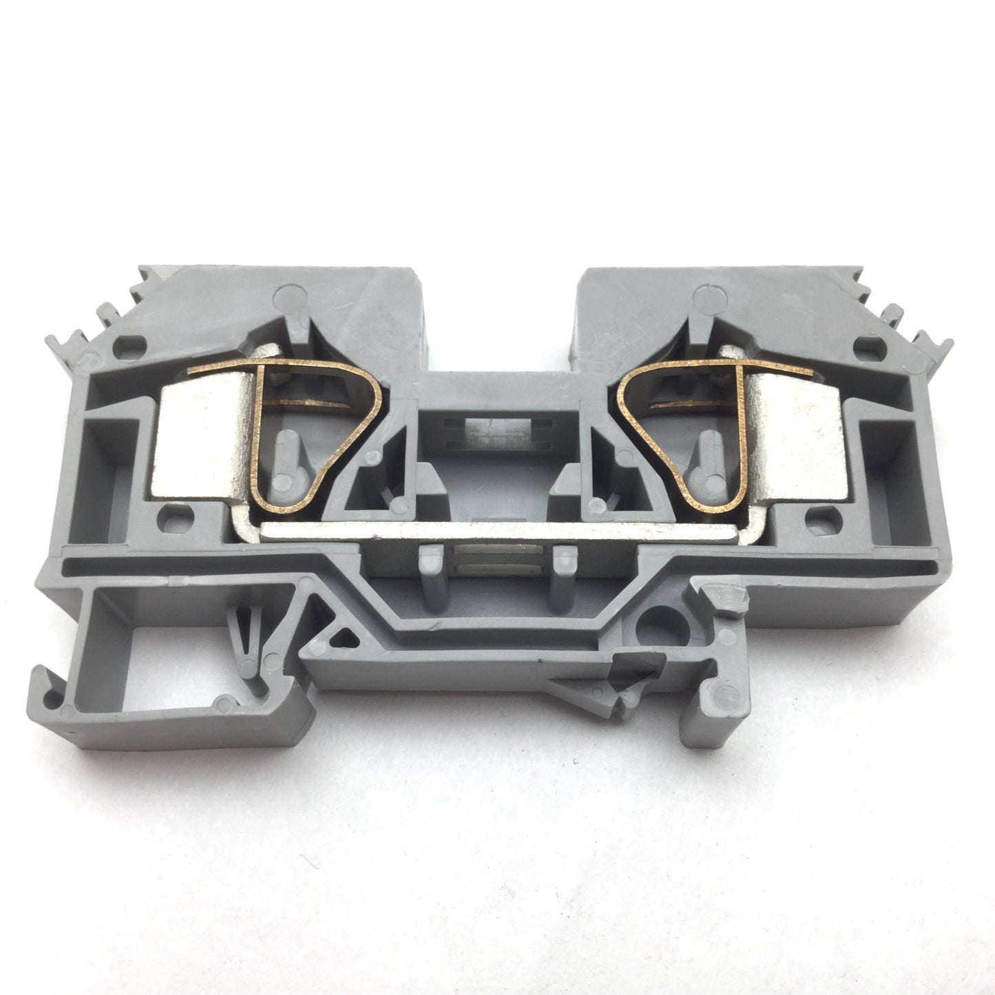 Used Lot of 13 Wago 283 Cage Clamp Terminal Block, 800V, 10x Gray 3x Green/Yellow