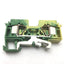 Used Lot of 13 Wago 283 Cage Clamp Terminal Block, 800V, 10x Gray 3x Green/Yellow