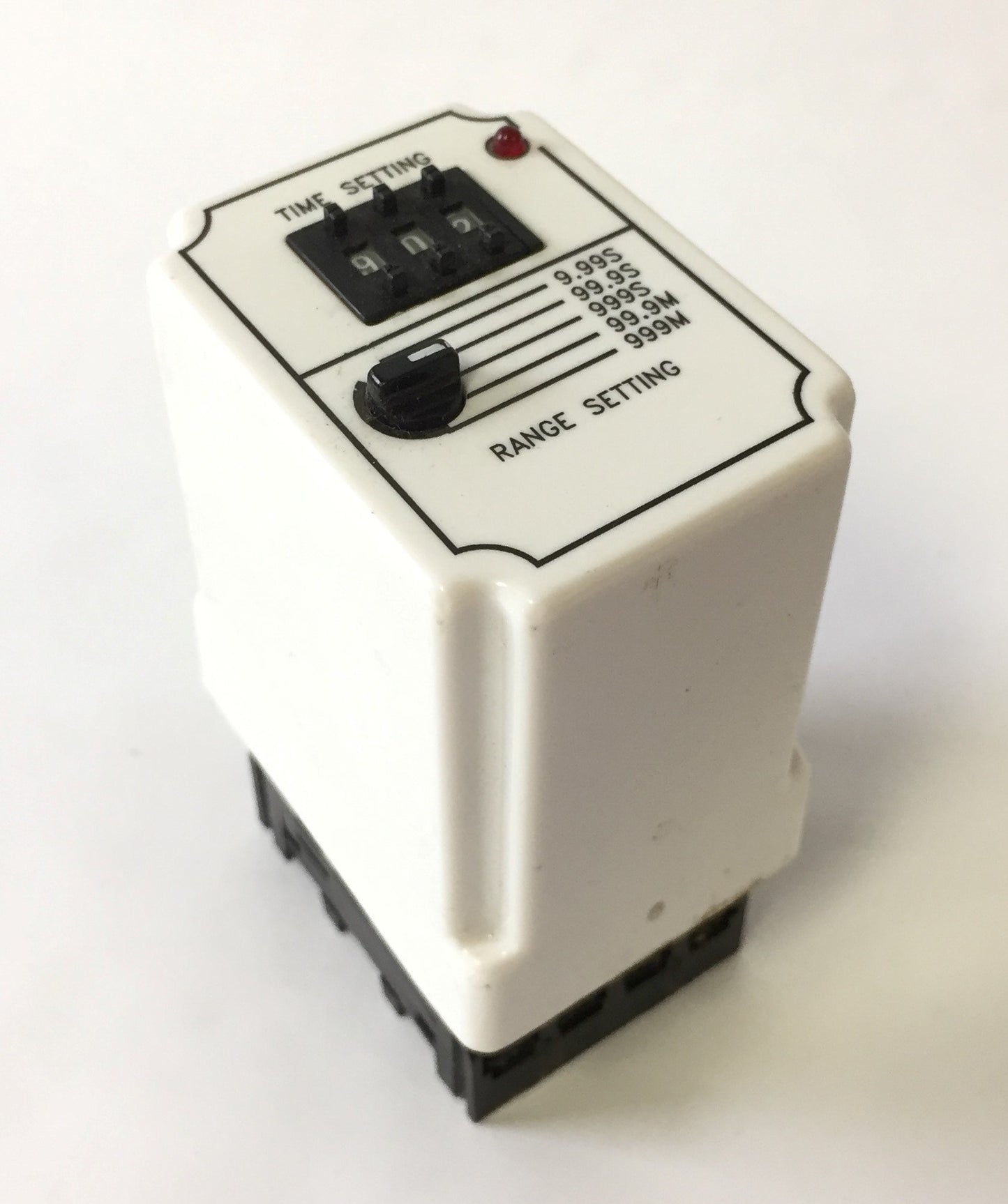 Used Square D JCK60V20 Ser B 9050 On Delay Timing Relay Input: 120VAC 0.05sec-999min