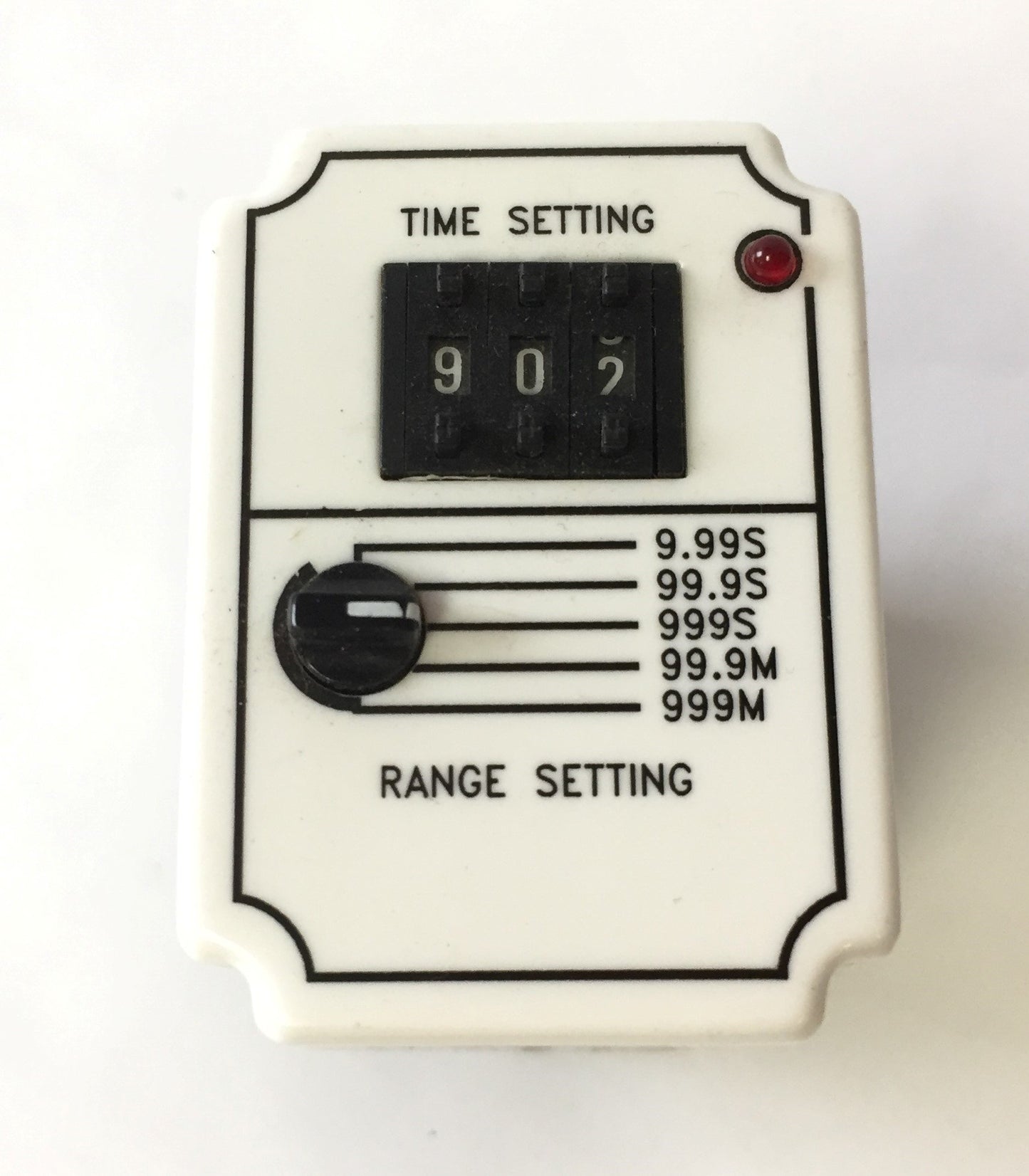 Used Square D JCK60V20 Ser B 9050 On Delay Timing Relay Input: 120VAC 0.05sec-999min