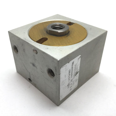 Used Compact 158X12 Pneumatic Cylinder, Bore: 1.625", Stroke: 0.5", Ports: 1/8" NPT