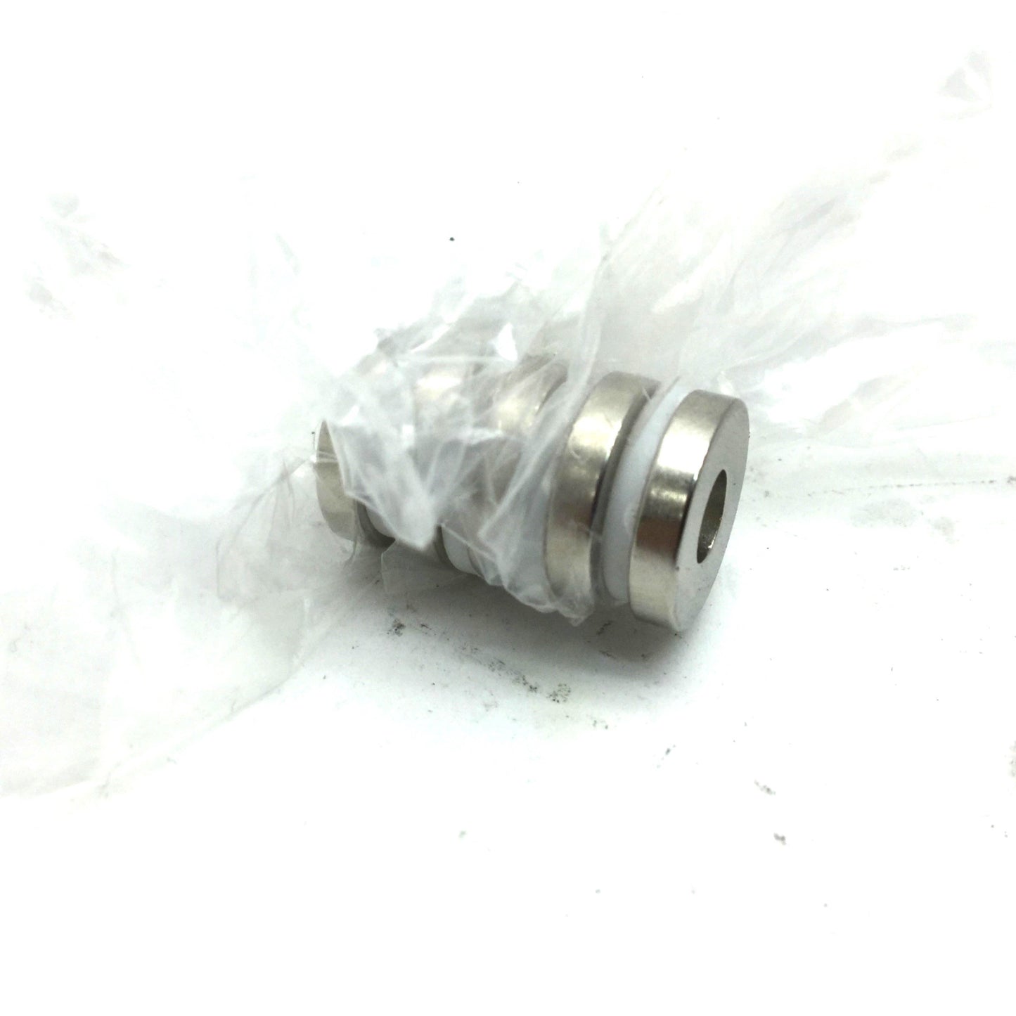 New Lot of 40 New Neodymium Magnets N38SH OD 1/2" ID 1/5" Thickness 0.1" Max: 3lbs