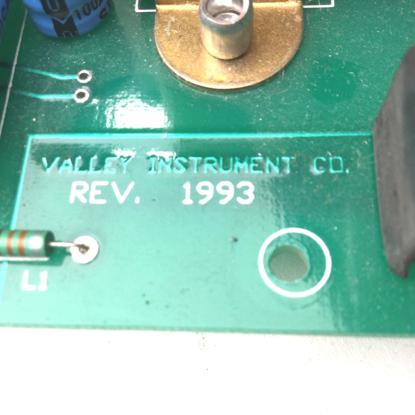Used Valley Instrument Rev 1993 Circuit Board, With Stancor P-6134 Transformer