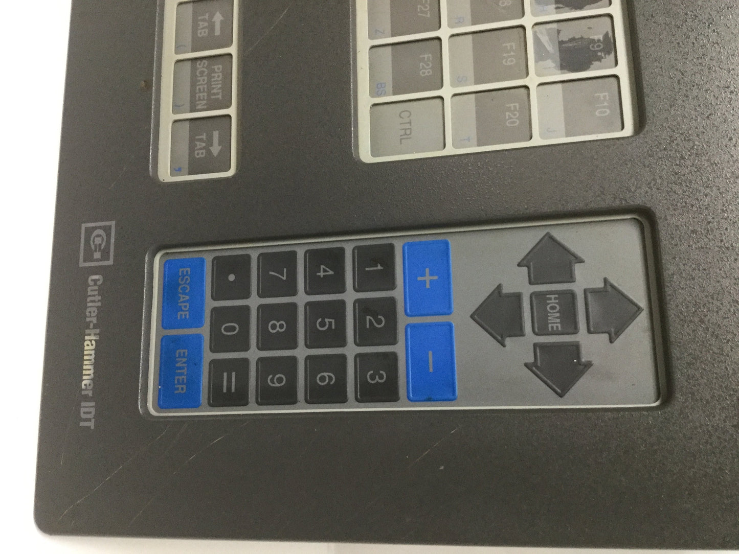 Used Cutler-Hammer Factorymate Configurable Keyboard Keypad Operator Interface Panel