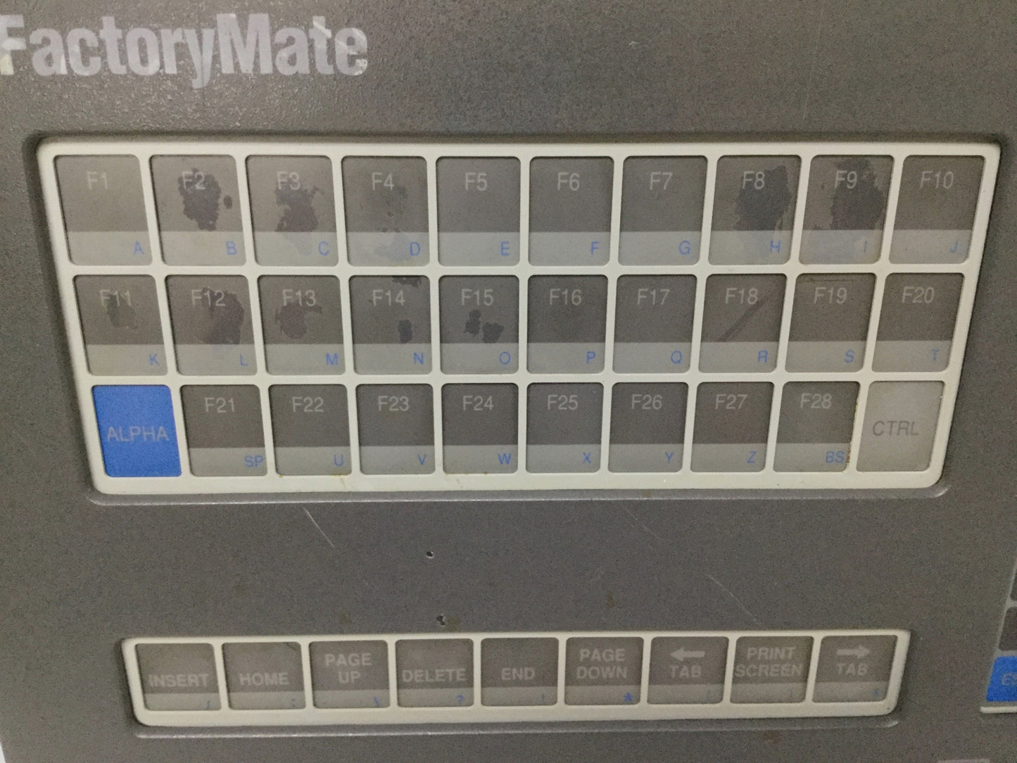 Used Cutler-Hammer Factorymate Configurable Keyboard Keypad Operator Interface Panel