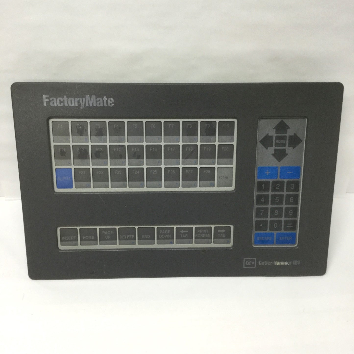 Used Cutler-Hammer Factorymate Configurable Keyboard Keypad Operator Interface Panel