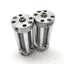 Used Lot of 2 Bimba FO-022 Flat-1 Pneumatic Cylinder, Bore 0.5625", Stroke 2", 10-32