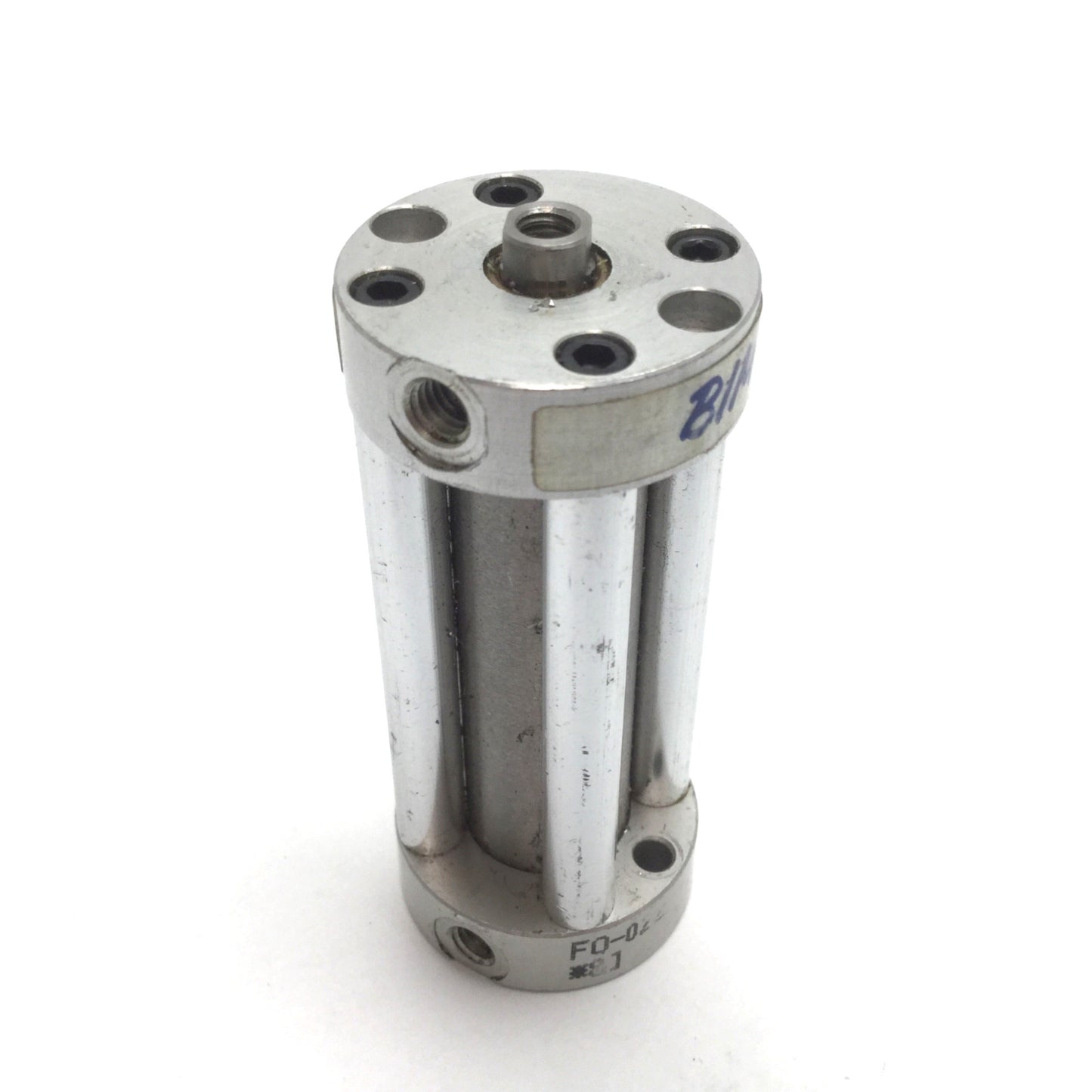 Used Lot of 2 Bimba FO-022 Flat-1 Pneumatic Cylinder, Bore 0.5625", Stroke 2", 10-32