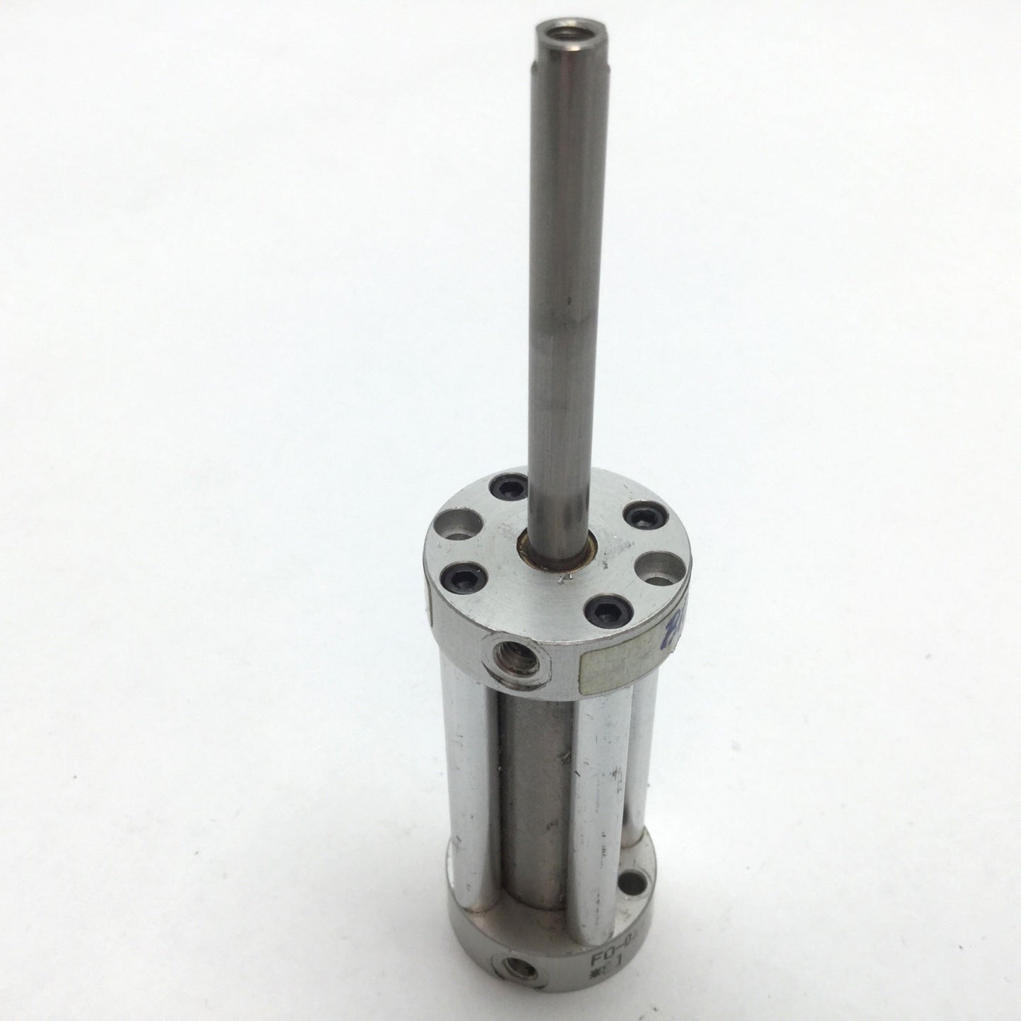 Used Lot of 2 Bimba FO-022 Flat-1 Pneumatic Cylinder, Bore 0.5625", Stroke 2", 10-32