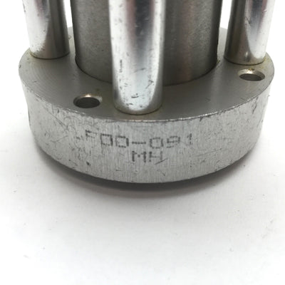 Used Bimba FOD-091 Pneumatic Cylinder, Double End Rod, Bore: 1.0625", Stroke: 1"
