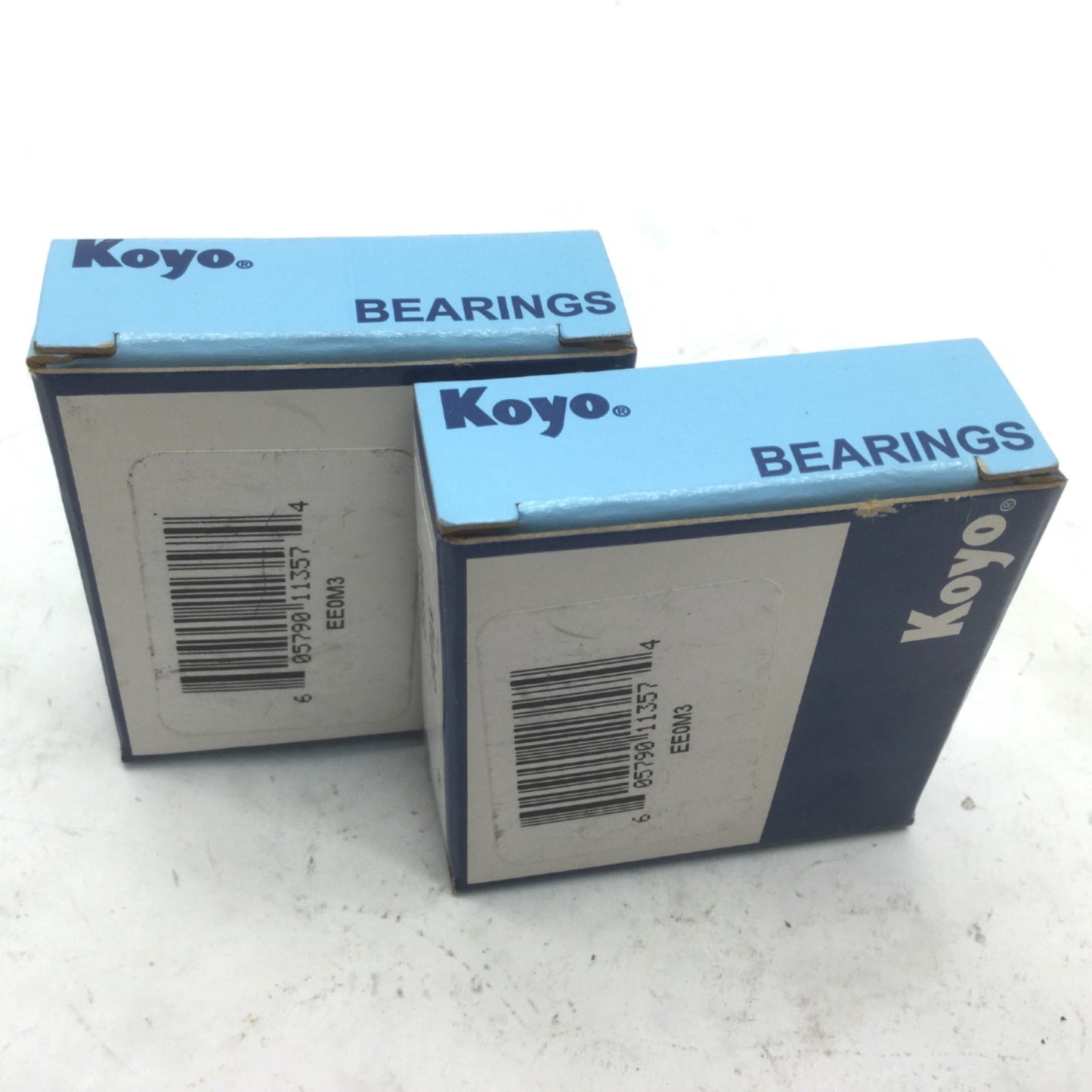 New Lot of 2 New Koyo EE0M3 Ball Bearing ID 1/8" OD 3/8" W 5/32"