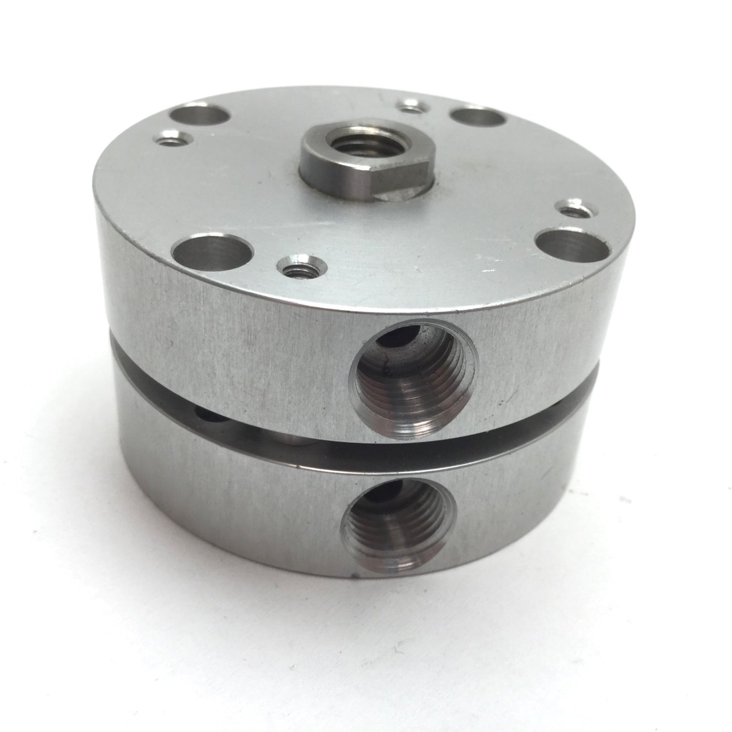 Used Fabco-Air PSD3-0.250 Pancake Cylinder, Bore: 1-1/16", Stroke: 1/4", 1/8" NPT
