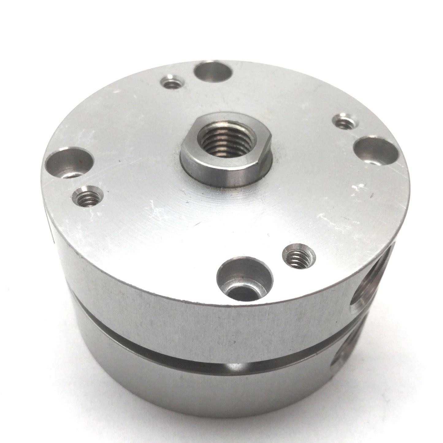 Used Fabco-Air PSD3-0.250 Pancake Cylinder, Bore: 1-1/16", Stroke: 1/4", 1/8" NPT