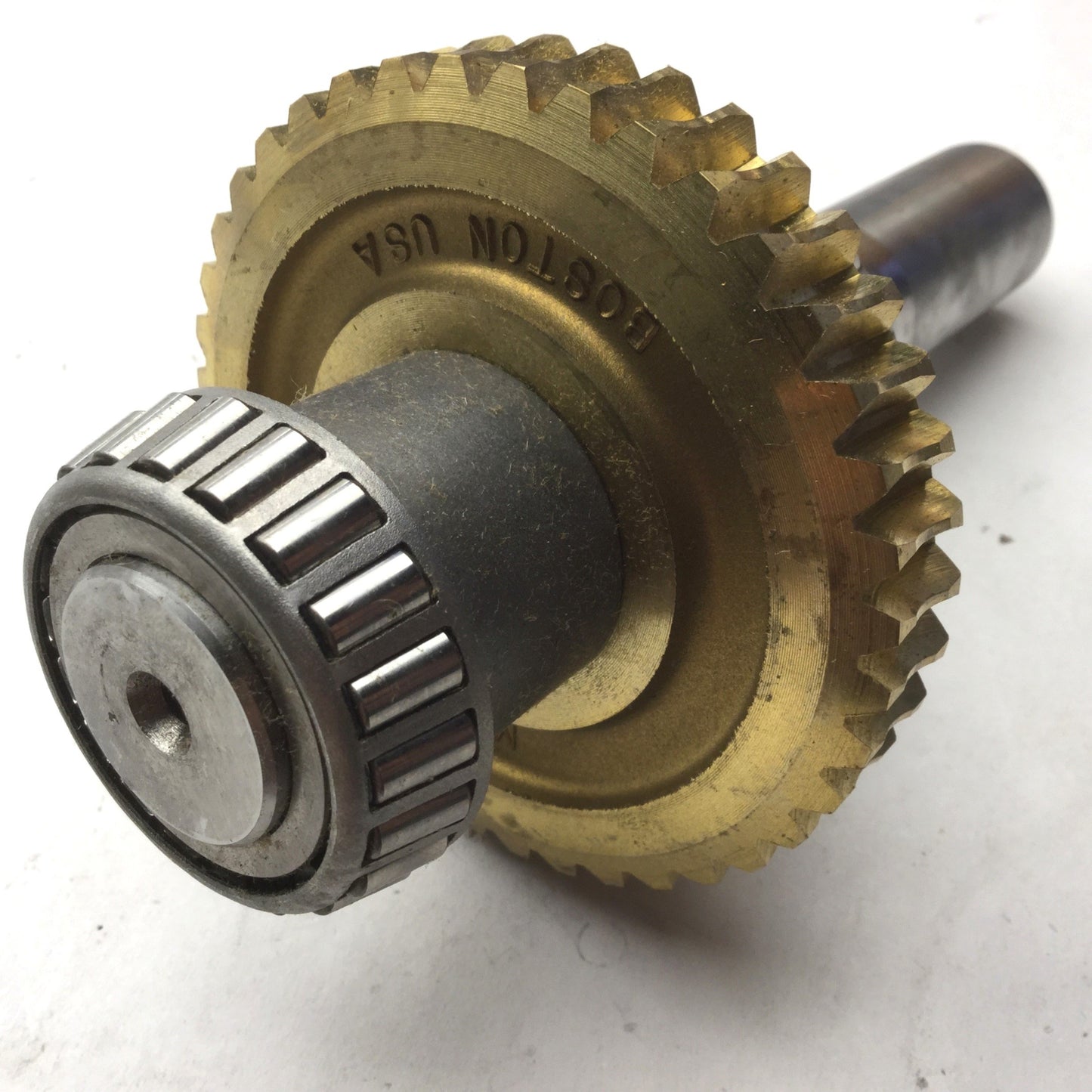 Used Boston Gear Z721-3A-40M Replacement RDCR Gear, DBL RED, Bronze, Ratio: 150:1