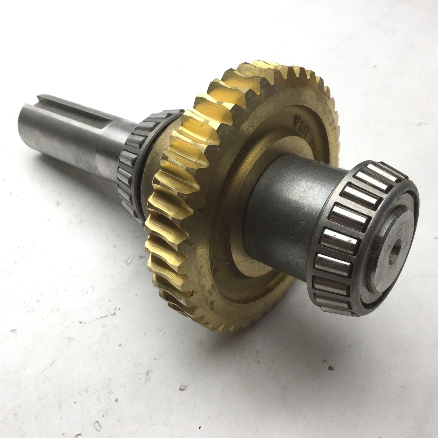 Used Boston Gear Z721-3A-40M Replacement RDCR Gear, DBL RED, Bronze, Ratio: 150:1