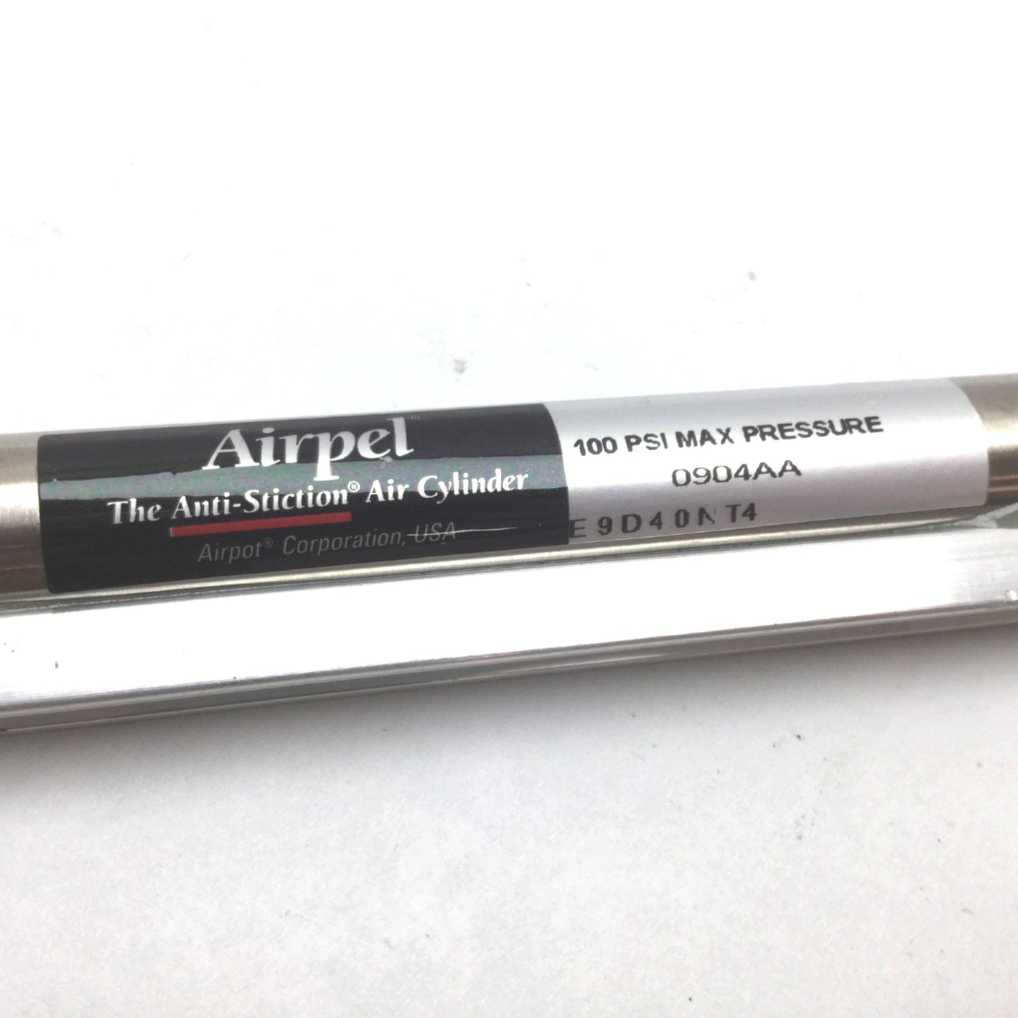 New Airpel E9D4.0NT4 Pneumatic Cylinder, Bore: 0.366", Stroke: 4", 100psi Max, 10-32
