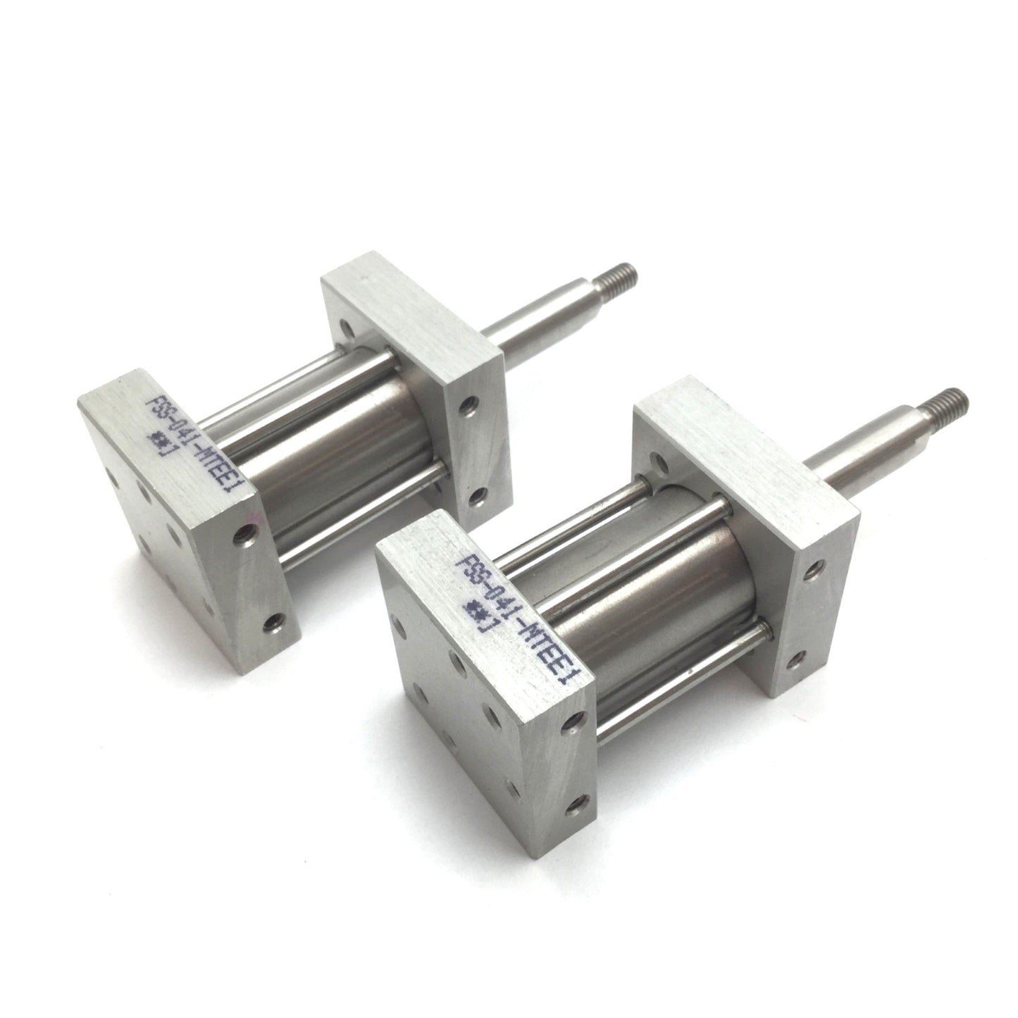 Used Lot of 2 Bimba FSS-041-MTEE1 Pneumatic Cylinder, Bore: 3/4", Stroke: 1", 10-32