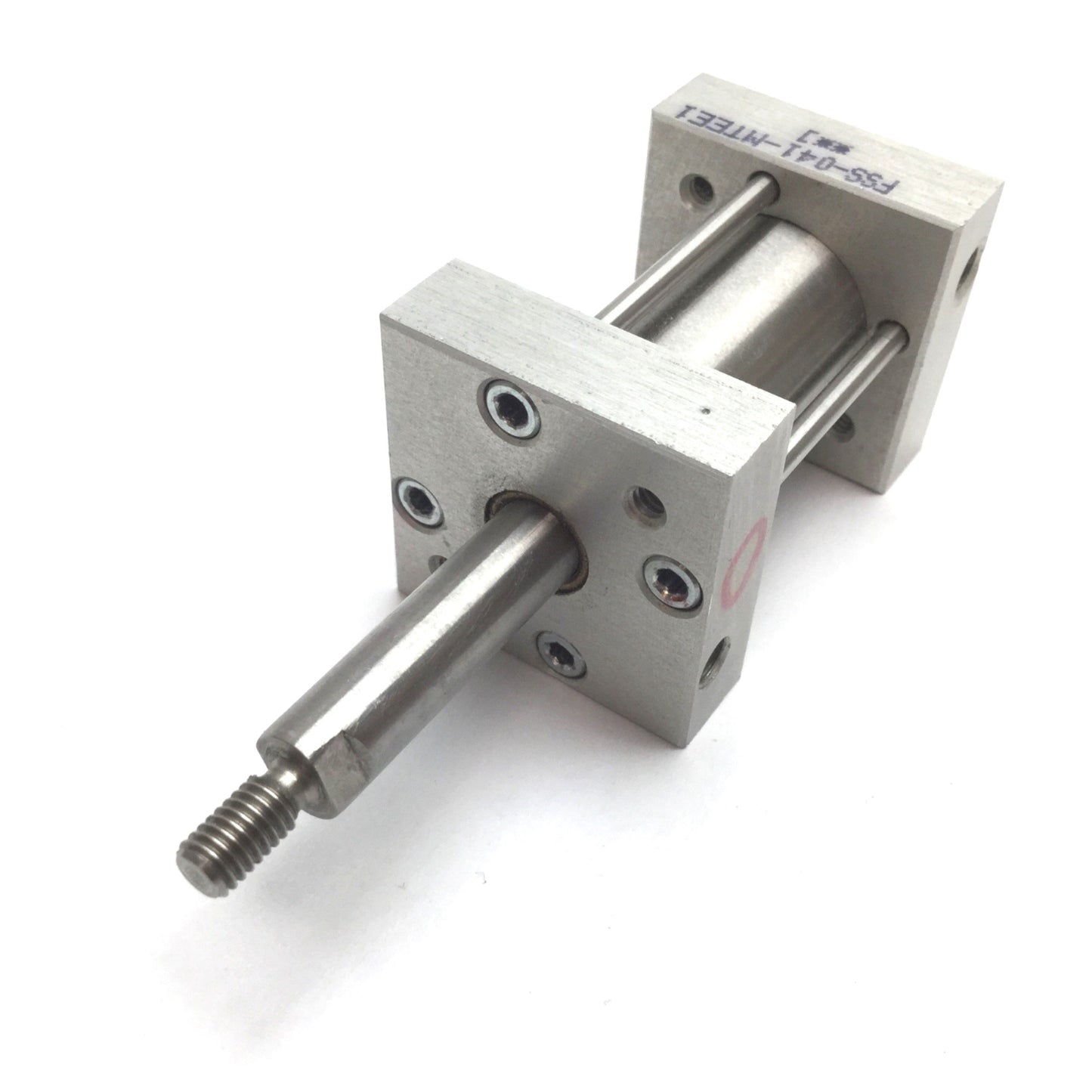 Used Lot of 2 Bimba FSS-041-MTEE1 Pneumatic Cylinder, Bore: 3/4", Stroke: 1", 10-32