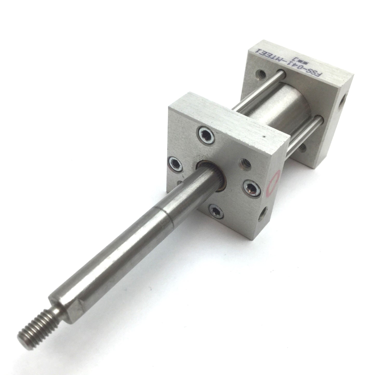 Used Lot of 2 Bimba FSS-041-MTEE1 Pneumatic Cylinder, Bore: 3/4", Stroke: 1", 10-32