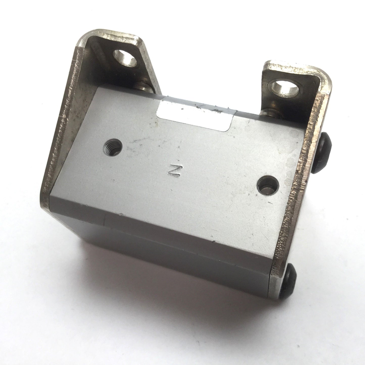 Used SMC NCDQ2A25-25D Pneumatic Cylinder, Bore: 25mm, Stroke: 25mm, With Mounts
