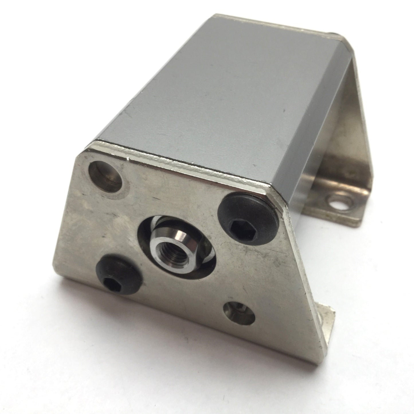 Used SMC NCDQ2A25-25D Pneumatic Cylinder, Bore: 25mm, Stroke: 25mm, With Mounts