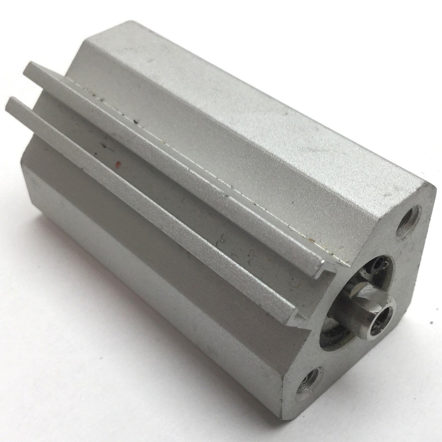 Used SMC NCDQ2A12-25D Pneumatic Cylinder, Bore: 12mm, Stroke: 25mm, Ports: M5x0.8