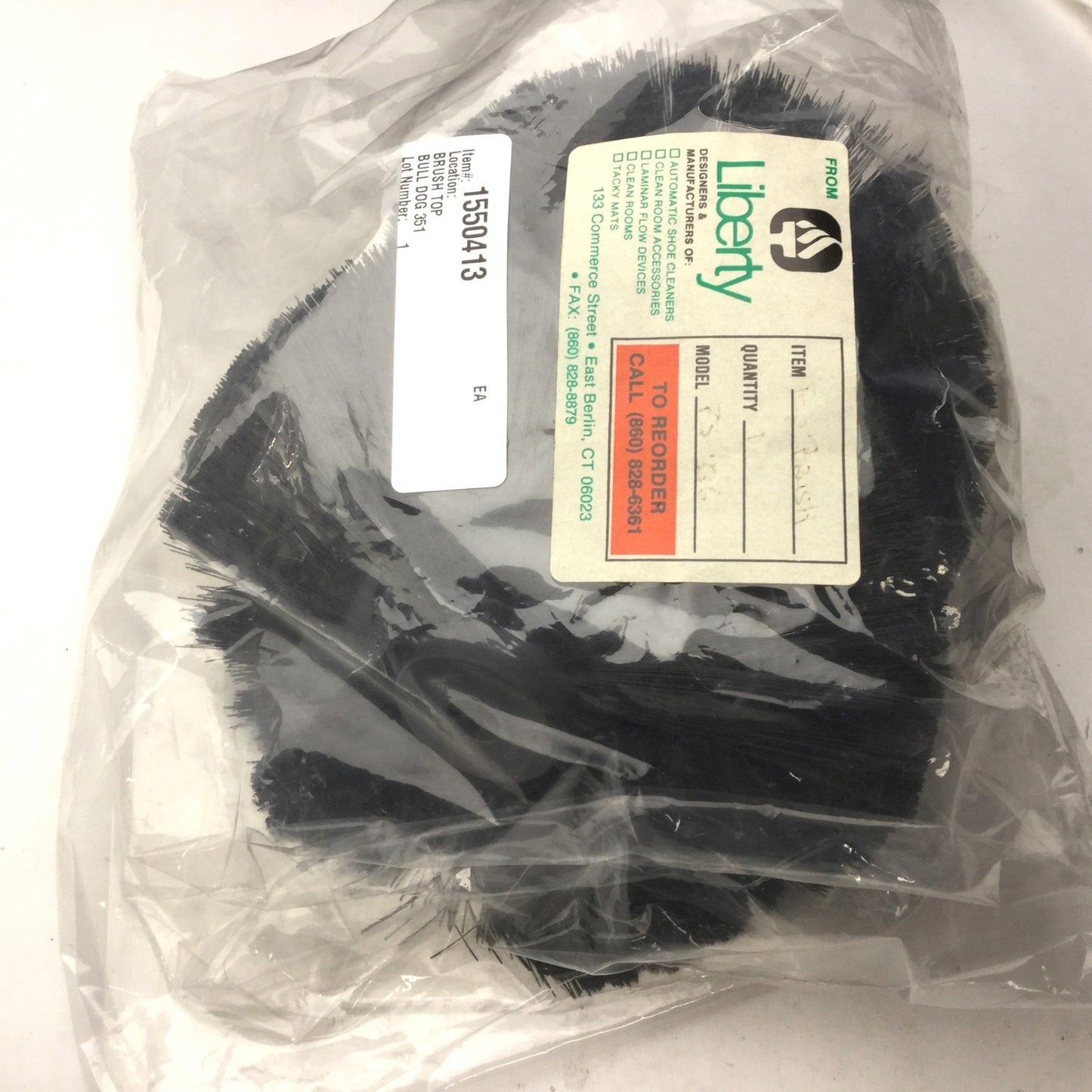 New Liberty FS 336 Replacement Top Brush For Bull Dog 351 Shoe Cleaner