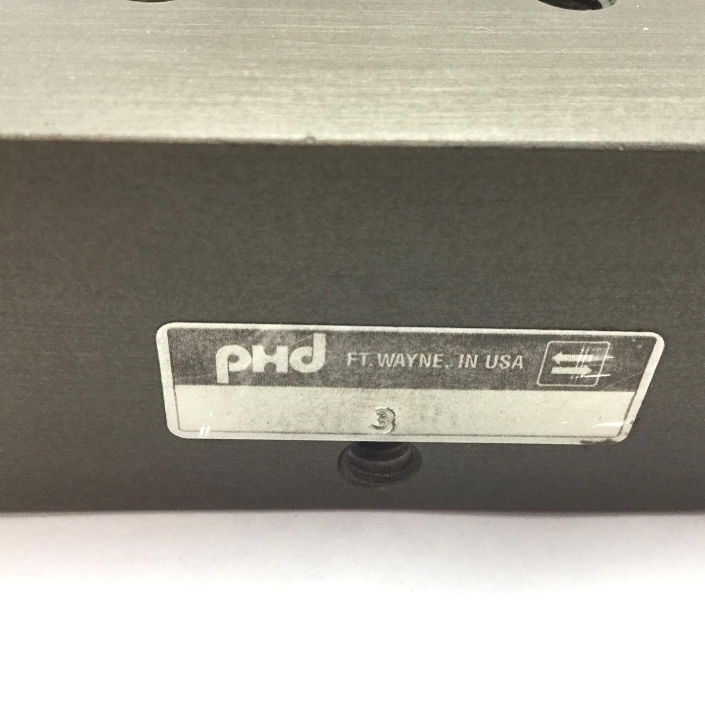 Used Phd SA042X1 Pneumatic Slide Cylinder, Stroke: 1", Bore: 0.75", Modified Actuator