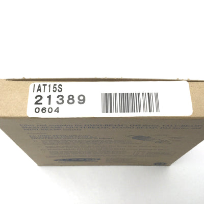 New Banner Engineering IAT15S Glass Fiber Optic Cable Threaded 90ø, 1.6mm Dia, 5Ft