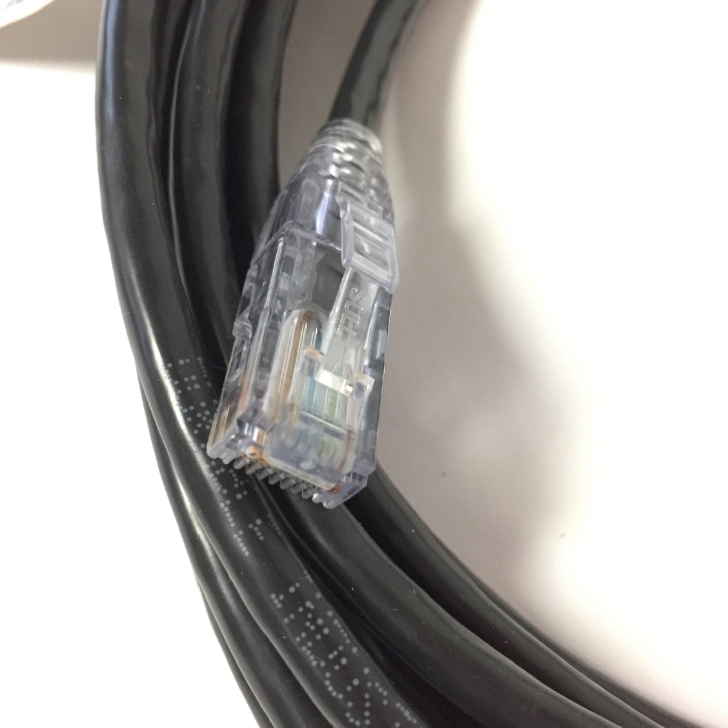 New – Open box Mencom MDE45P-8MP-RJ45-5M Ethernet Network Cordset, M12 Male Straight RJ45, 5M