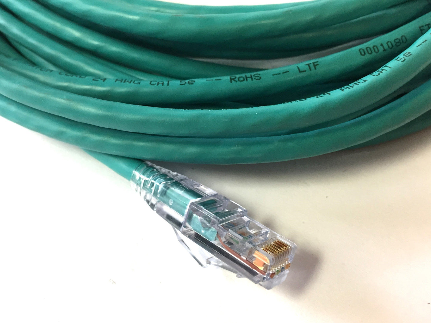 New – Open box Mencom MDE45P-8MP-RJ45-10M Ethernet Network Cordset, M12 Male Straight RJ45, 10M