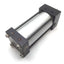 Used Mead DM-250X4.0000FFCF Pneumatic Cylinder, Bore 2.5", Stroke 4", Ports 1/4" NPT